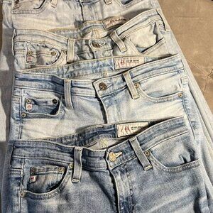 AG Adriano Goldschmeied skinny jeans set of 4 size 25